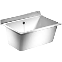 SANIT Lavabo con rebosadero- incluye kit de fijación- lavabo de plástico de 35 l- color blanco- referencia 60.003.01…